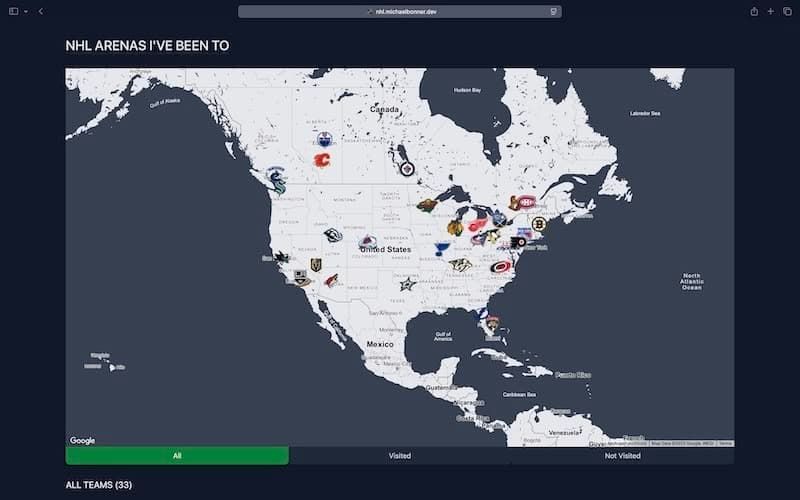 NHL Arenas To Visit